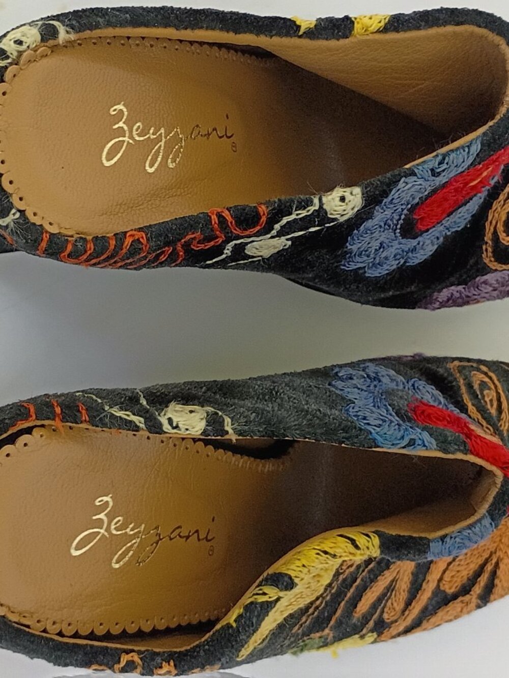 Zeyzani one of a kind Suzani embroidered wedge Size 39 / 8.5 US - Picture 4 of 10